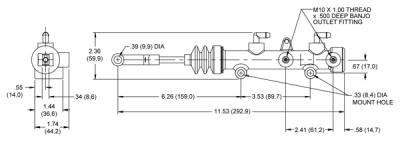 Bomba freno tandem Wilwood 1950 2024