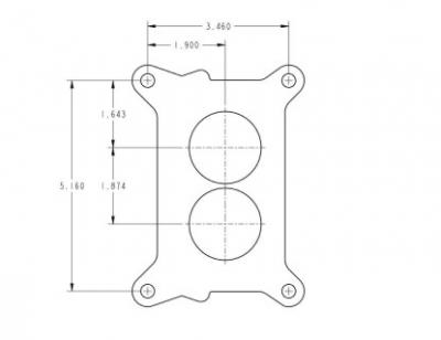 Carburador Holley 2300 500CFM Ford Mustang 1965 1973