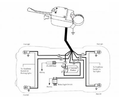 Conmutador intermitentes Ford A 1928 1931