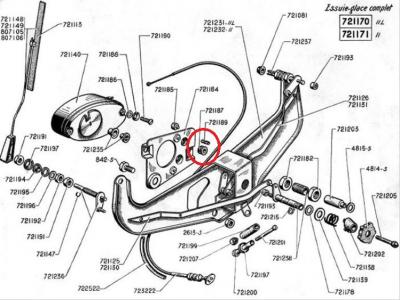 Goma soporte motor Citroen 11 1932 1957