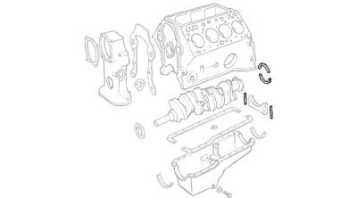 Reten trasero cigueal V8 Ford Fairlane 1970 1970