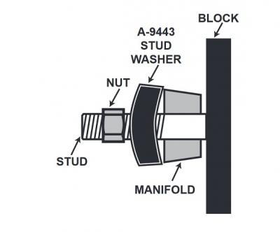 Set arandelas colector Ford A 1928 1931