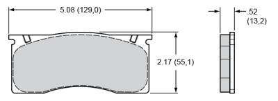 Set pastillas Street Performance / Racing Pads