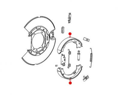 Zapatas freno de mano Dodge Challenger 2008 2023